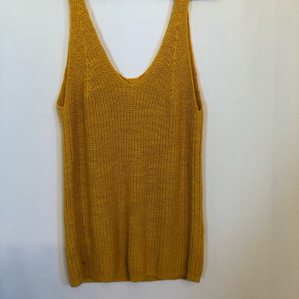 Madewell Monterey Sweater Tank Tungsten Glow Sz. L